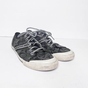 Vintage Coach Polly Black Logo Sneakers Size 8.5 Women’s